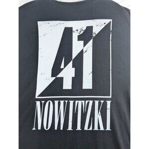 Dallas Mavericks NBA Dirk Nowitzki Long Sleeve T-Shirt Black XXL Fanatics NWT